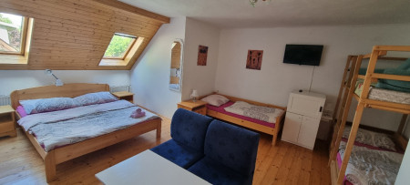 Čtyřlůžkový pokoj 